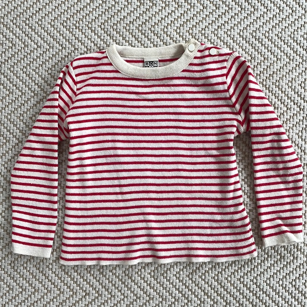 Bonton striped sweater